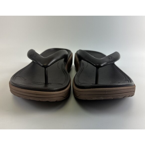 FitFlop Relieff Recovery Toe Post Sandals Brown Slip On EVA Comfort Womens 10 - Picture 3 of 11